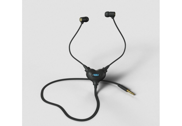 ProTubeZ® fekete színű, Smart&Safe® levegőcső fülhallgató